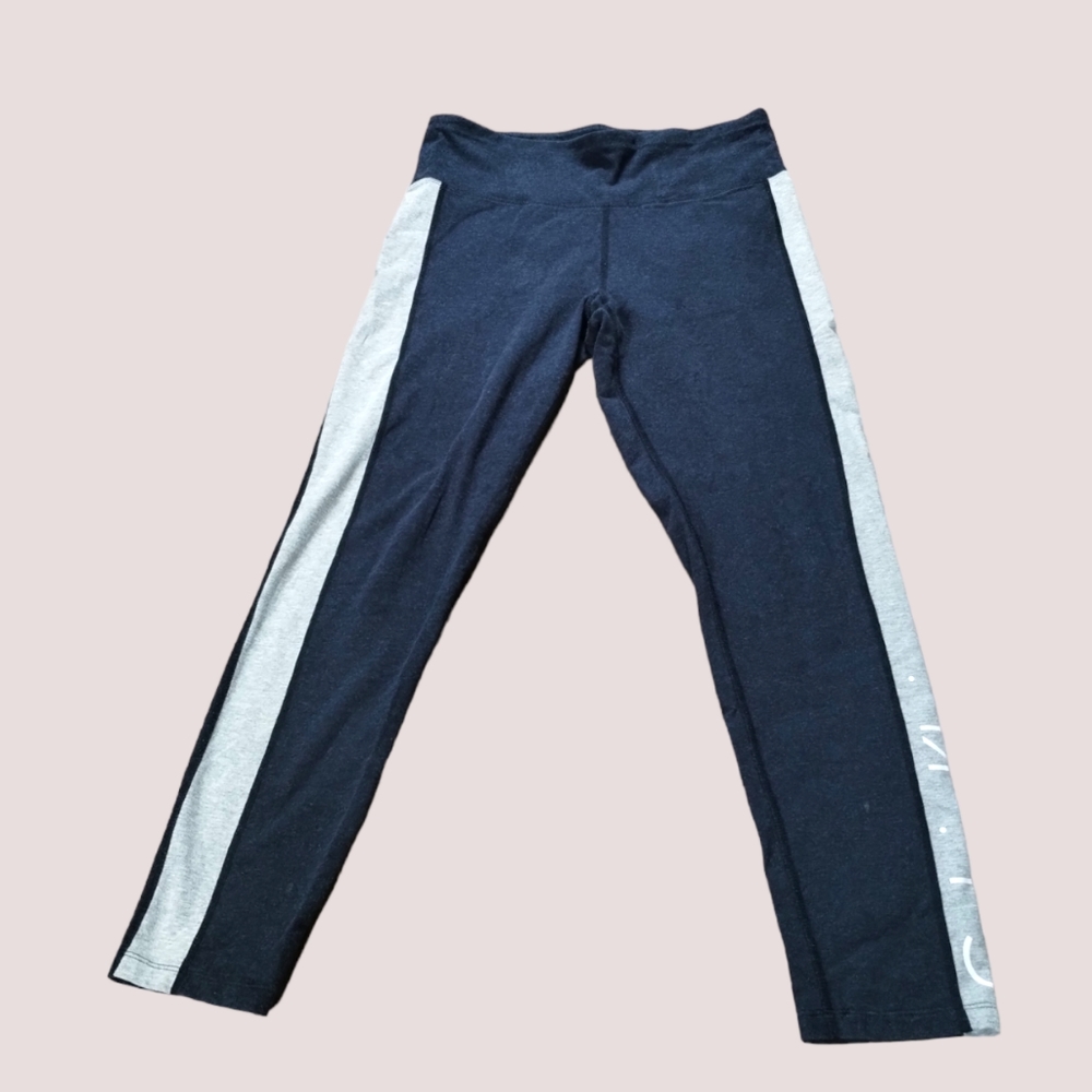 Calvin Klein Performance Stretch Greg Color Block Full length Leggings  L/G